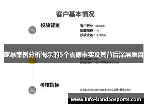 家暴案例分析揭示的5个震撼事实及其背后深层原因